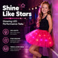 🎁 50% OFF NOW! ✨LED Light Up Sequin Tutu Skirt Star Mesh Princess Skirt for Girls and Adults