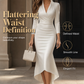 🌸Hot Sale 50% OFF 👗 Women's Elegant Satin Midi Dress