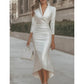 🌸Hot Sale 50% OFF 👗 Women's Elegant Satin Midi Dress