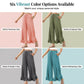 Women's Casual Wide-Leg Pants with Ruffle Hem