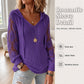 🌸Hot Sale 50% OFF💖Women's Chic Lace Sleeve Hooded Sweater