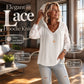 🌸Hot Sale 50% OFF💖Women's Chic Lace Sleeve Hooded Sweater