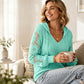 🌸Hot Sale 50% OFF💖Women's Chic Lace Sleeve Hooded Sweater