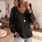 🌸Hot Sale 50% OFF💖Women's Chic Lace Sleeve Hooded Sweater