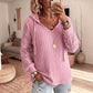 🌸Hot Sale 50% OFF💖Women's Chic Lace Sleeve Hooded Sweater