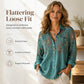 🌸 50% OFF NOW! Women's Vintage Printed Casual Shirt