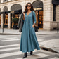 🌸Hot Sale 50% OFF💖Women's V-Neck Button Pleated Dress