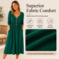 🌸Hot Sale 50% OFF💖Women's V-Neck Button Pleated Dress