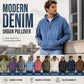 ✨New Arrivals & Special Offers-Men's Casual Half-Zip Denim Jacket