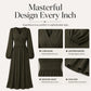 🌸 50% OFF NOW!Women's High Slit Deep V Neck Maxi Dress