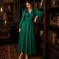 🌸 50% OFF NOW!Women's High Slit Deep V Neck Maxi Dress