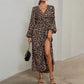 🌸 50% OFF NOW!Women's High Slit Deep V Neck Maxi Dress