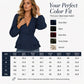 Women's V-Neck Lantern Sleeve Peplum Blouse