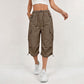 Hot Sale 50% OFF💖Women’s Lightweight Quick Dry Cargo Capri Trousers, Utility Everyday Outdoor Pants