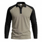 🍁New Fall Collection-Men's Casual Color-Block Long Sleeve Shirt