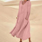 👗 50% OFF NOW! Women's Solid Color Long Sleeve Dress