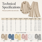 ⌛Limited-Time Offer-Women's Casual Shirt & Flowy Wide-Leg Pants Set