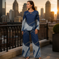 Women's Long Sleeve Top & Wide Leg Pants Set