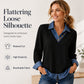 ⏰Last Day Sale 55% Off 👚 Women's Casual Patchwork Long Sleeve Top