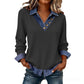 ⏰Last Day Sale 55% Off 👚 Women's Casual Patchwork Long Sleeve Top