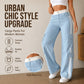 ⏰Last Day Sale 55% Off  👖 Women's Side Stripe Straight-Leg Cargo Pants