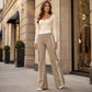 ⏰Last Day Sale 55% Off  👖 Women's Side Stripe Straight-Leg Cargo Pants
