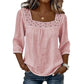 Hot Sale 50% OFF💖Women’s Square Neck Lace Crochet Blouse