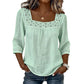 Hot Sale 50% OFF💖Women’s Square Neck Lace Crochet Blouse