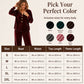 Women’s Soft Plush Velvet Co‑ord Lounge Set, Relaxed Flattering Two‑Piece Outfit for Home & Casual Outings