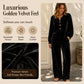 Women’s Soft Plush Velvet Co‑ord Lounge Set, Relaxed Flattering Two‑Piece Outfit for Home & Casual Outings
