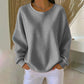 👚Seasonal Style - Waffle Texture Sweatshirt – Easy Breezy Fit & Classic Style for Any Casual Look✨𝘉𝘶𝘺 𝘢𝘯𝘺 2 𝘢𝘯𝘥 𝘨𝘦𝘵 𝘢𝘯 𝘦𝘹𝘵𝘳𝘢 8% 𝘥𝘪𝘴𝘤𝘰𝘶𝘯𝘵