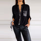 🔥50 % OFF🔥2026 Casual patchwork top with sequins