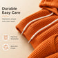 ⌛Limited-Time Offer-Women's Waffle Knit Loose Hooded Sweatshirt with Pockets