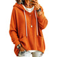 ⌛Limited-Time Offer-Women's Waffle Knit Loose Hooded Sweatshirt with Pockets