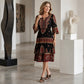 🌸 50% OFF NOW! Women’s Bohemian V-Neck Tiered Ruffle Dress