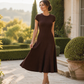 👖 LIMITED-TIME 50% OFF! ✨Women's Elegant Brushed Ribbed Knit Dress