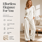 ⭐Women's Off-Shoulder Top & Wide-Leg Pants Set– Effortless Chic Meets Everyday Comfort