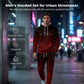 Men's Gradient Tracksuit Set - Hoodie and Sweatpants