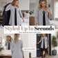 ⌛Limited-Time Offer-Women's Casual Ribbed Knit Long Sleeve Dress