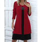 ⌛Limited-Time Offer-Women's Casual Ribbed Knit Long Sleeve Dress