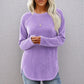 👚Seasonal Style - Relaxed Cotton Crew Top – Breezy Comfort & Easy Pairing with Jeans or Leggings