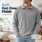 ⌛Limited-Time Offer🛍️Men's Casual Ribbed Half Zip Sweater