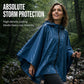 Unisex Waterproof Lightweight Hooded Rain Poncho