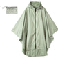 Unisex Waterproof Lightweight Hooded Rain Poncho