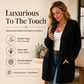 🍂 Women's Ribbed Knit Cardigan – Cozy Texture Meets Effortless Autumn Style