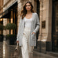 🍂 Women's Ribbed Knit Cardigan – Cozy Texture Meets Effortless Autumn Style