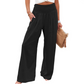 ✨New Arrival🍂Women's Elegant Flowy Palazzo Pants – High-Waisted Comfort & Effortless Style