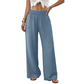 ✨New Arrival🍂Women's Elegant Flowy Palazzo Pants – High-Waisted Comfort & Effortless Style