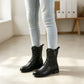 🥾 Women's Round Toe Chunky Heel Martin Boots – Chic Autumn Style & Everyday Comfort