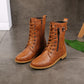 🥾 Women's Round Toe Chunky Heel Martin Boots – Chic Autumn Style & Everyday Comfort
